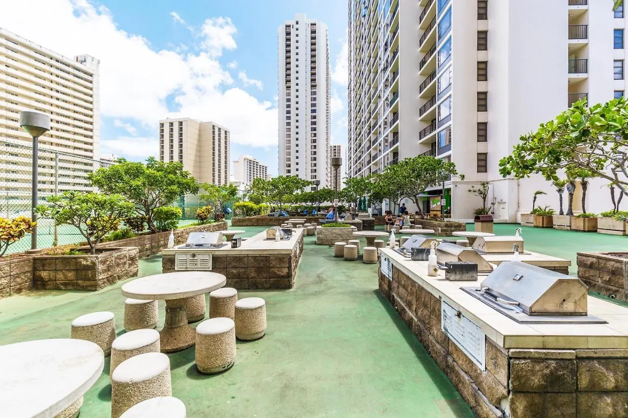 Cozy 1Br Ocean View Condo, Near Beach With Parking Гонолулу 0*,  США